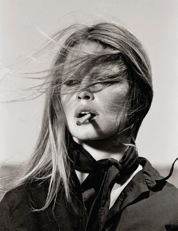 Photography O'neil - Brigitte Bardot Smoking a Cigar