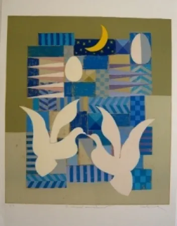 Lithograph Oosterlynck - Sans titre