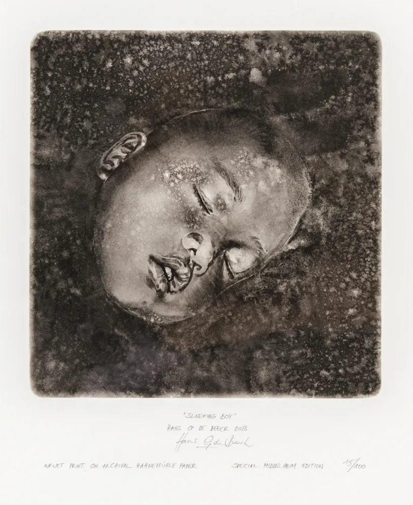 Screenprint Op De Beeck - Sleeping Boy