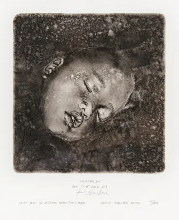 Screenprint Op De Beeck - Sleeping Boy