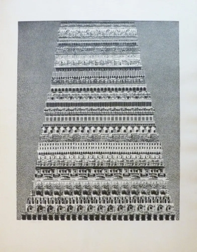 Etching And Aquatint Opalka -  Babel