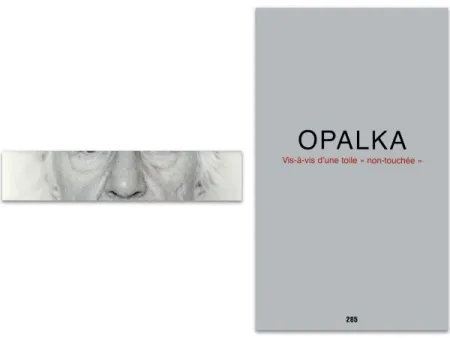 Illustrated Book Opalka - L'art en écrit