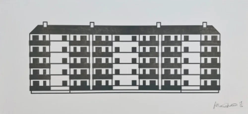Woodcut Opie - Apartment 6