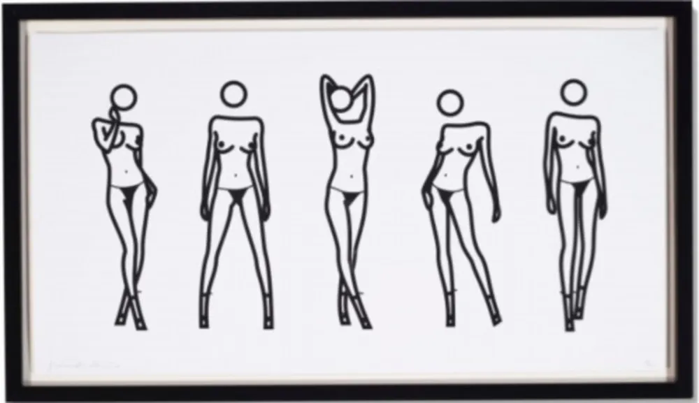 Screenprint Opie - Bijou Gets Undressed 7 (Cristea 56)