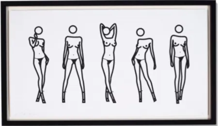 Screenprint Opie - Bijou Gets Undressed 7 (Cristea 56)