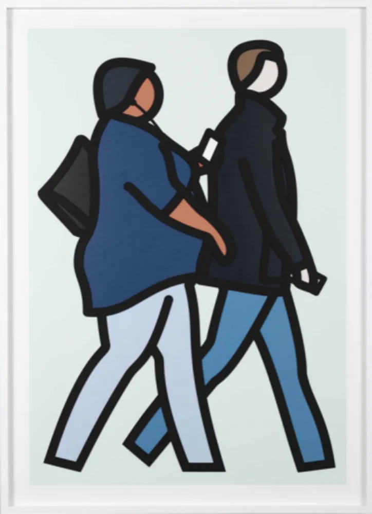 Screenprint Opie - New York couple 2