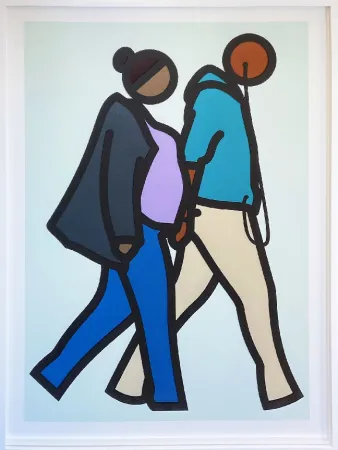 Screenprint Opie - New York Couple 6