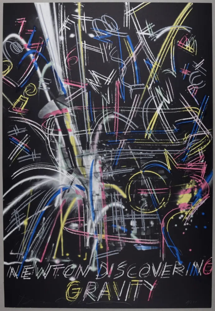 Lithograph Oppenheim - Composition