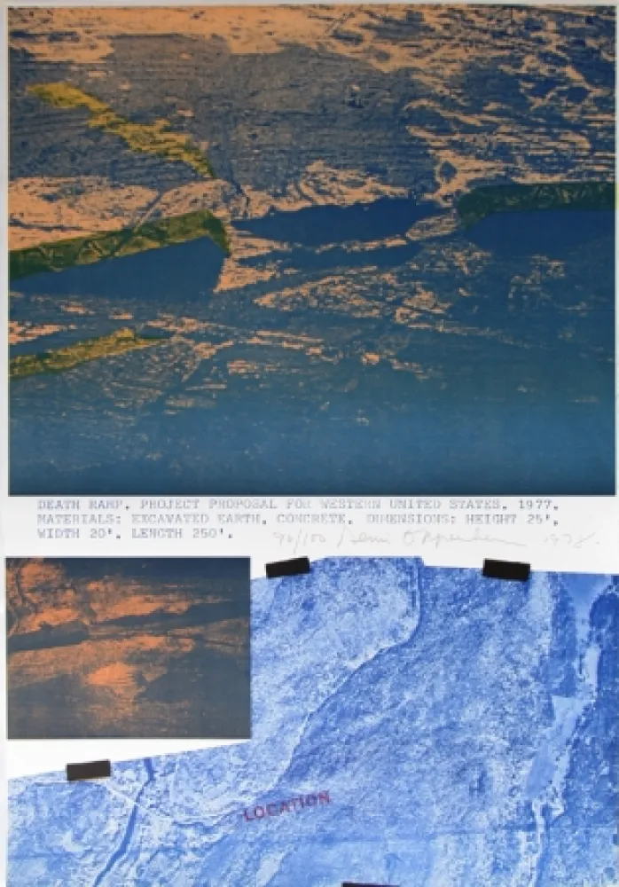 Screenprint Oppenheim - Death Ramp