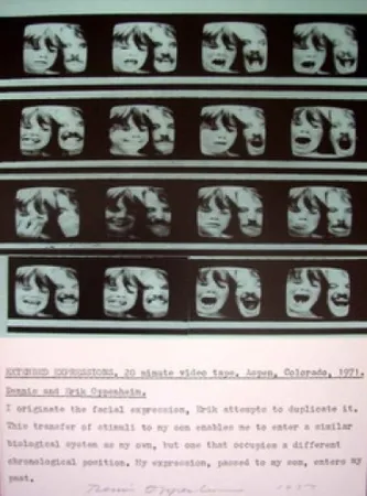 Lithograph Oppenheim - Extended Expressions