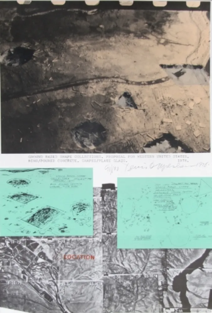 Lithograph Oppenheim - Ground Based Shape Collections