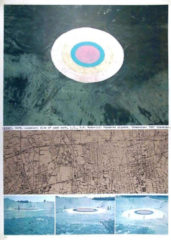 Lithograph Oppenheim - Target