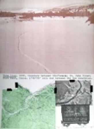 Lithograph Oppenheim - Time Line Kent, Maine