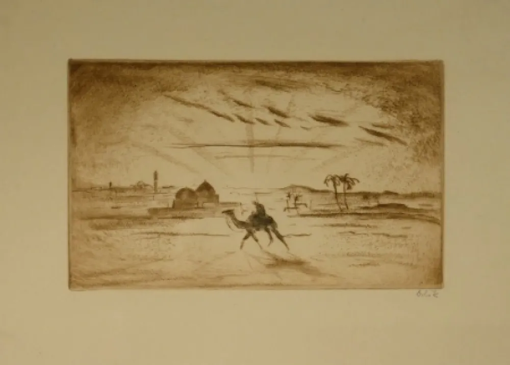 Engraving Orlik - Aus Ägypten