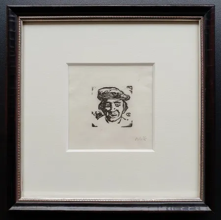 Woodcut Orlik - Kleiner Kopf