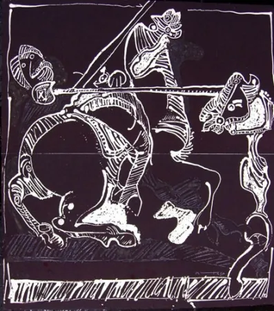 Engraving Ortega - ENFRENTAMIENTOS