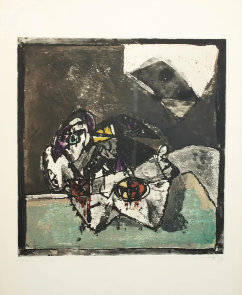 Lithograph Ortega - SENZA TITOLO 