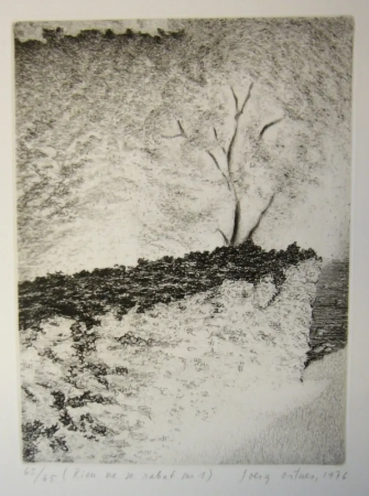 Etching Ortner -  Rien ne se rabat sur 1 