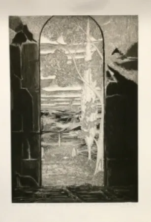 Etching Ortner - Tholos VI - Deuxième état