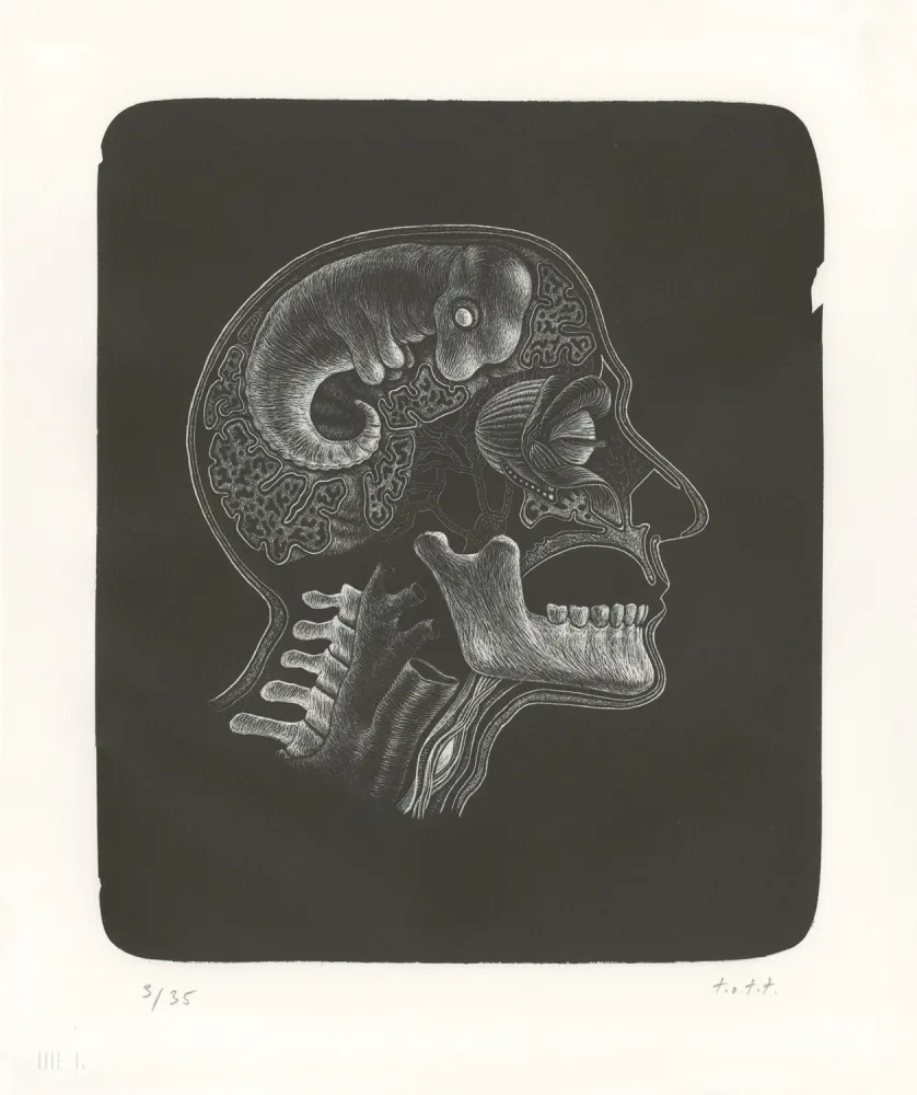 Lithograph Ott - Idee (Idée)