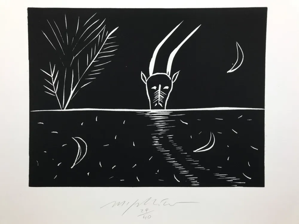 Etching Paladino - Capricorno