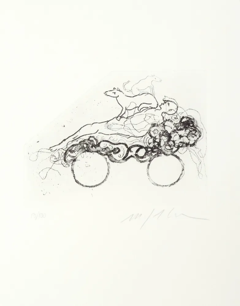 Engraving Paladino - Composition