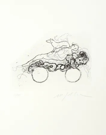 Engraving Paladino - Composition