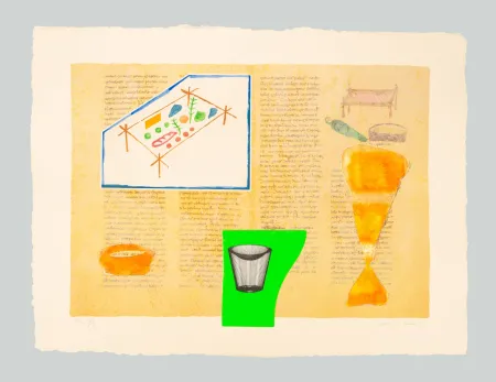 Etching Paladino - De universo 4 (Rabanus Maurus)