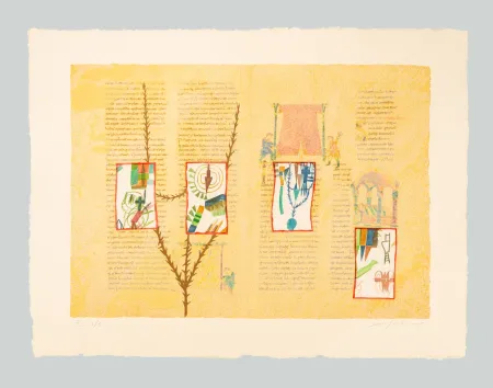 Etching Paladino - De universo 5 (Rabanus Maurus)