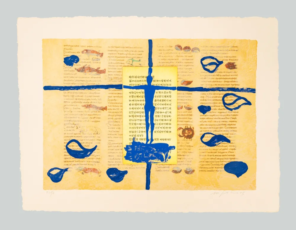 Etching Paladino - De universo 6 (Rabanus Maurus)