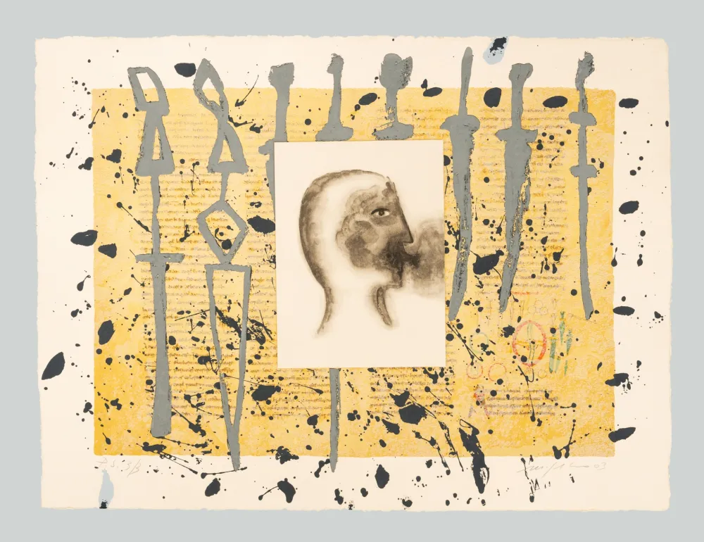 Etching Paladino - De universo 8 (Rabanus Maurus)