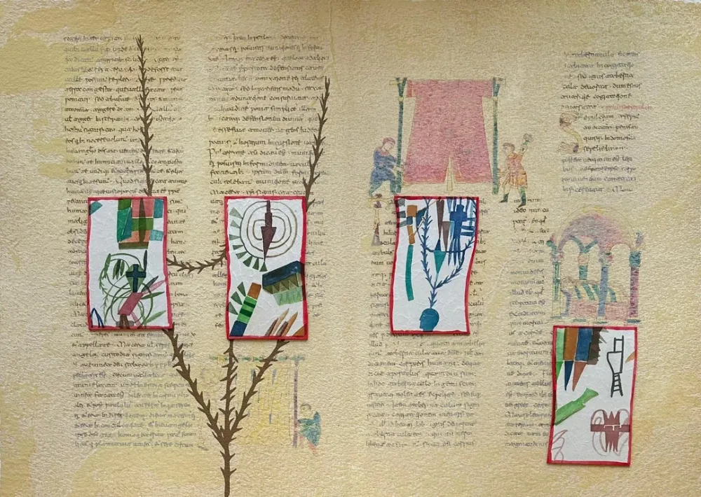 Screenprint Paladino - De Universo cinque 