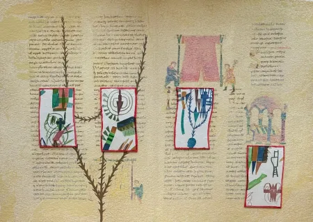 Screenprint Paladino - De Universo cinque 