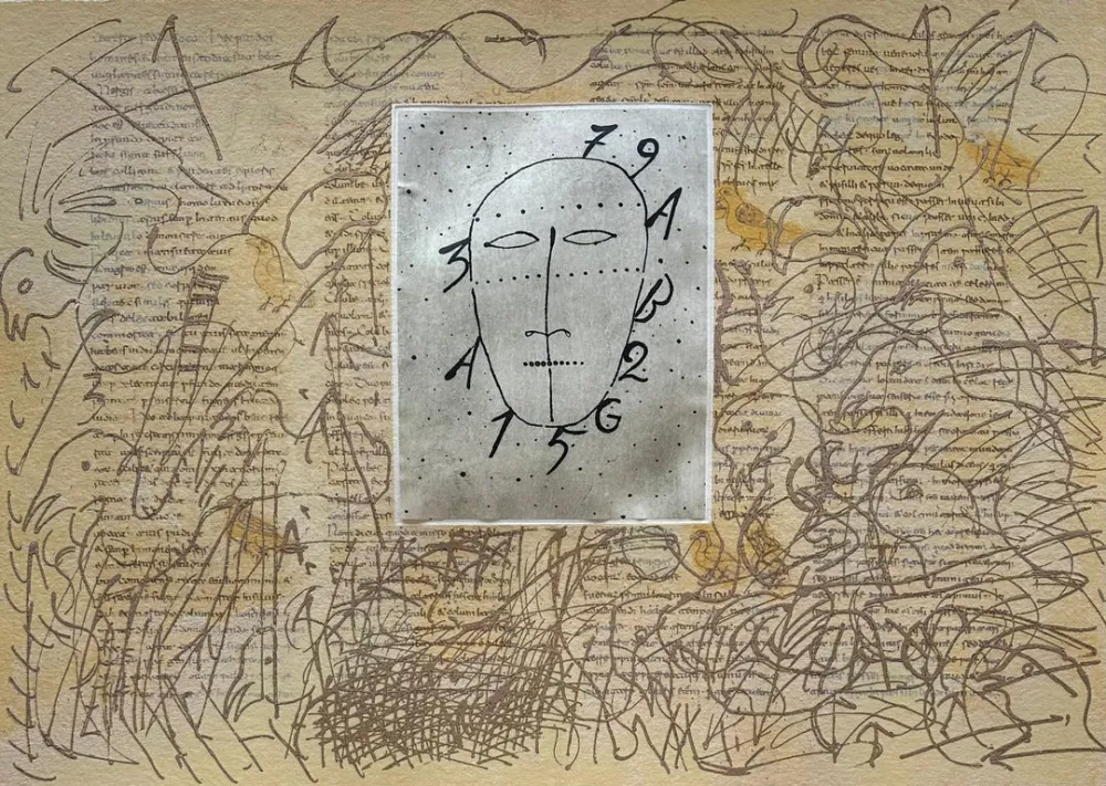 Screenprint Paladino - De Universo quattro