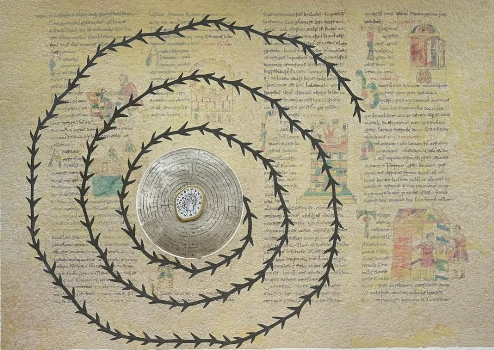 Screenprint Paladino - De Universo uno