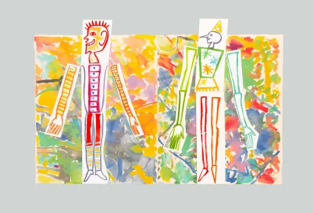 Screenprint Paladino - Pinocchio