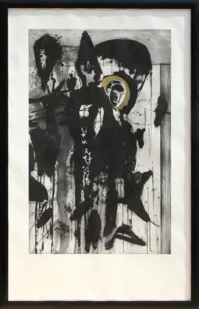 Etching Paladino - Poeta Occidentale - Triptych #2