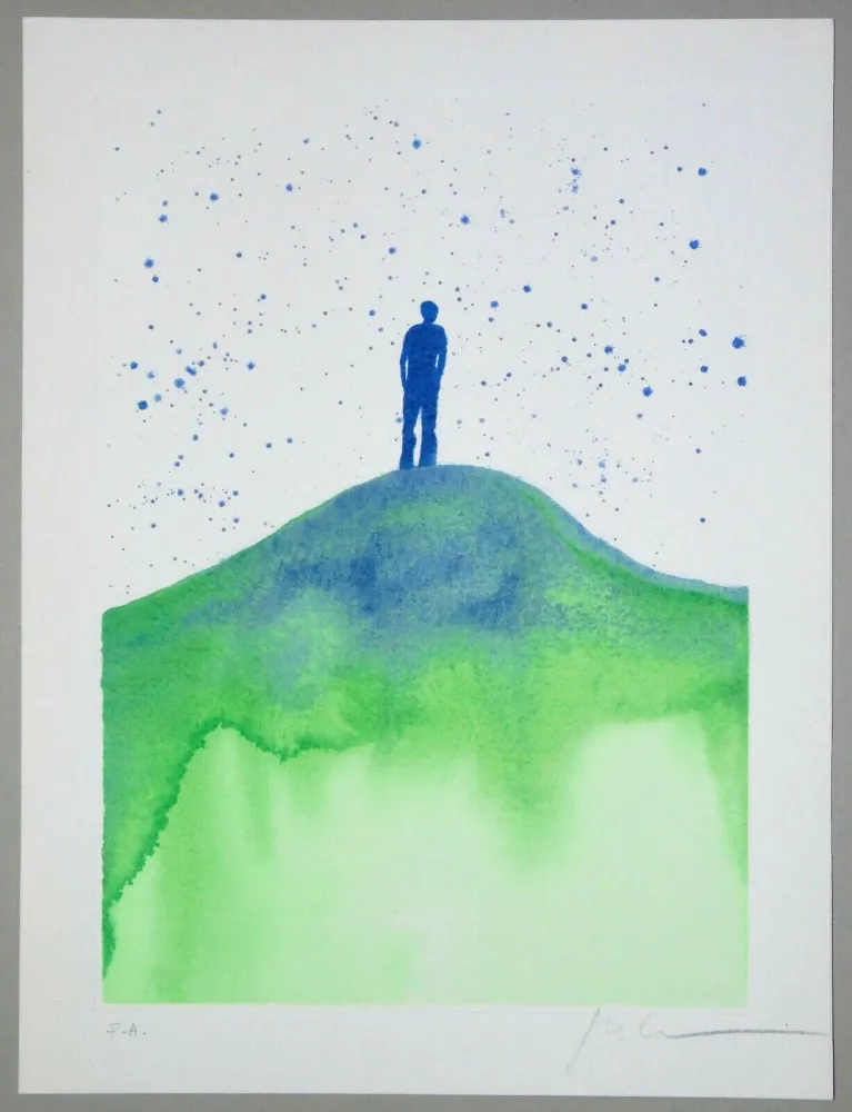 Screenprint Paladino - Premio Sila