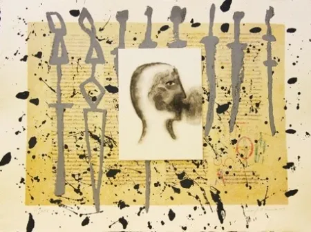 Etching And Aquatint Paladino - Rabanus Maurus