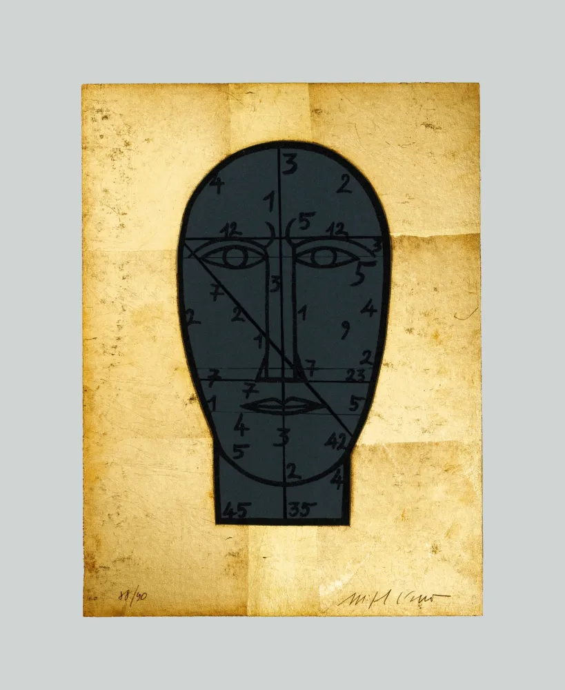 Screenprint Paladino - Sarabanda