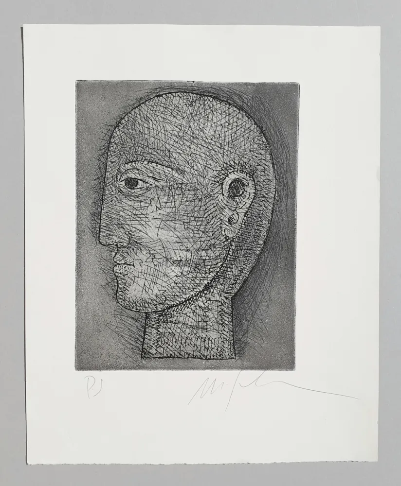 Etching Paladino - Senza titolo