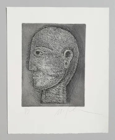 Etching Paladino - Senza titolo