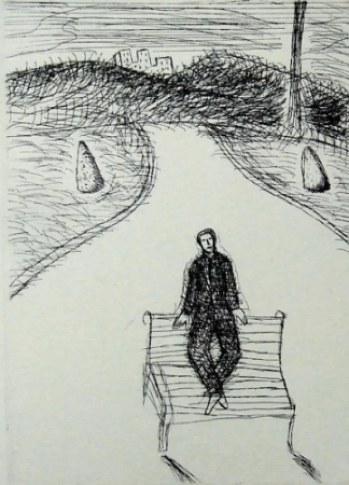 Drypoint Paladino - Senza titolo