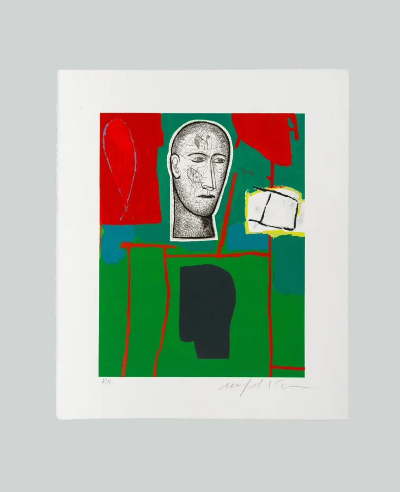 Etching Paladino - Senza titolo