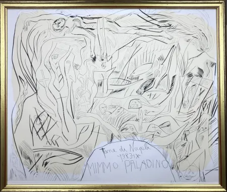 Aquatint Paladino - Tane di Napoli 