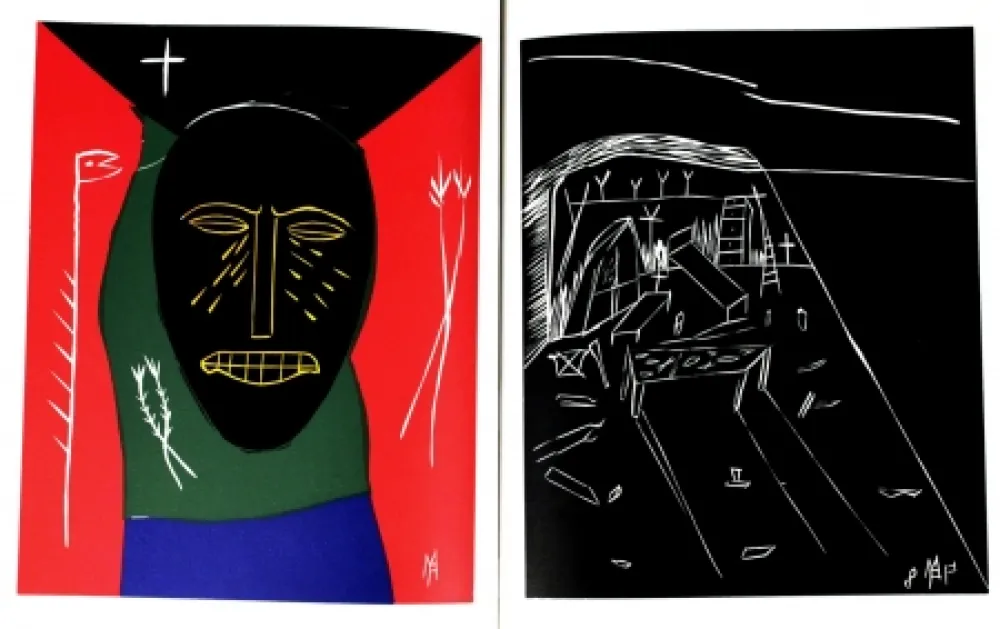 Linocut Paladino - Tristes Tropiques