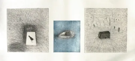 Etching And Aquatint Paladino - Trittico