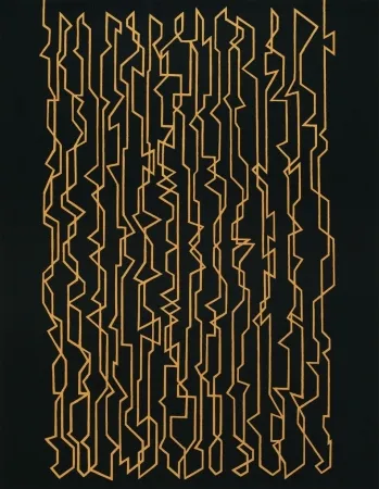 Lithograph Palazuelo - Composición