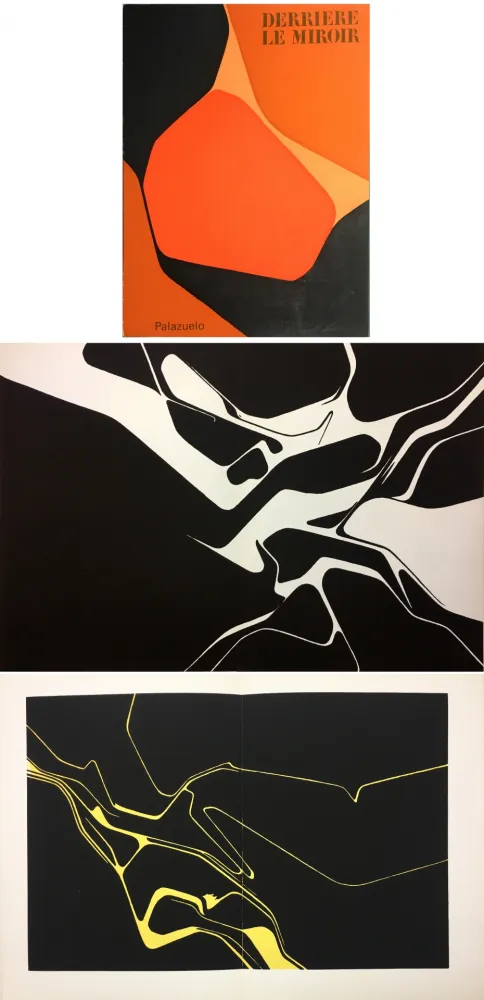 Lithograph Palazuelo - Derrière le Miroir n° 137 . PALAZUELO . Avril 1963.