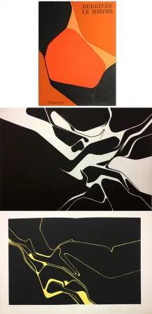 Lithograph Palazuelo - Derrière le Miroir n° 137 . PALAZUELO . Avril 1963.